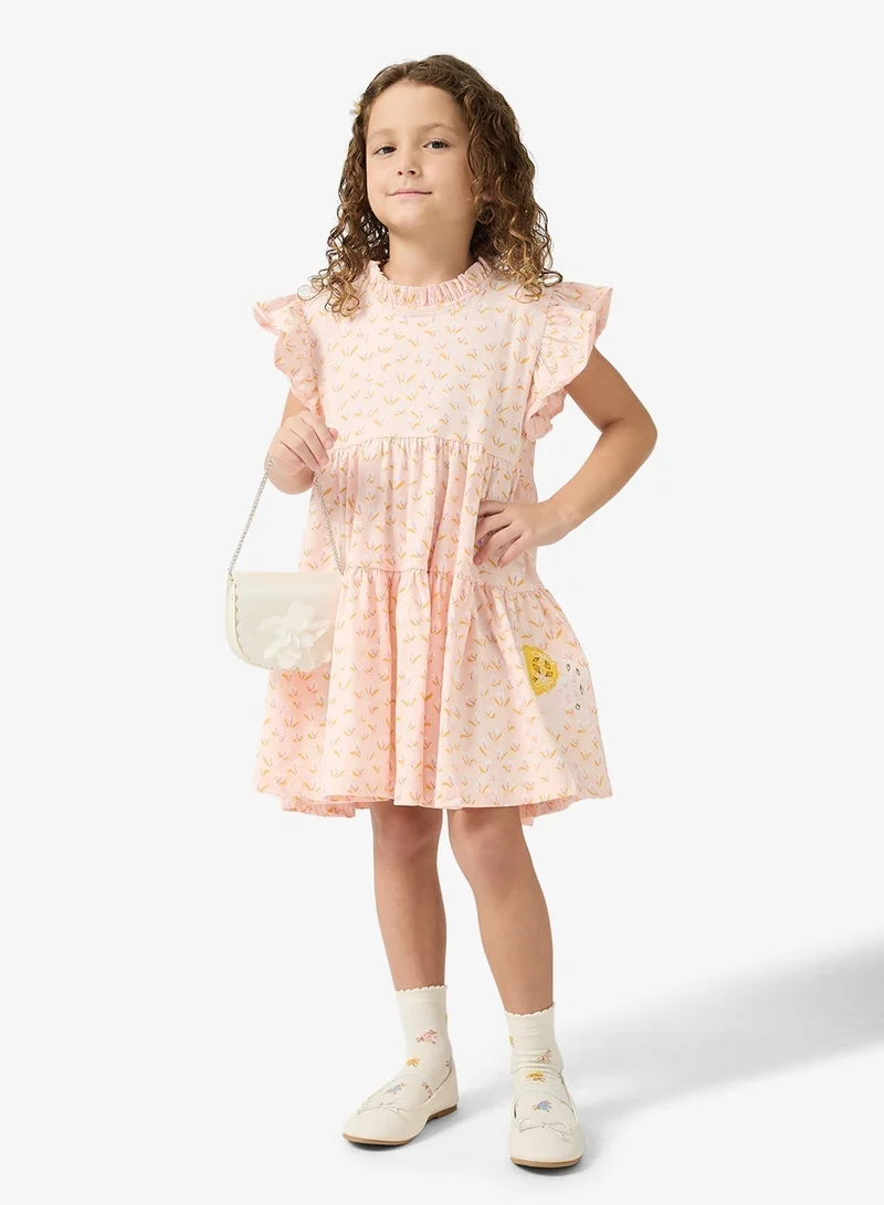 بنياتا فستان بكشكش